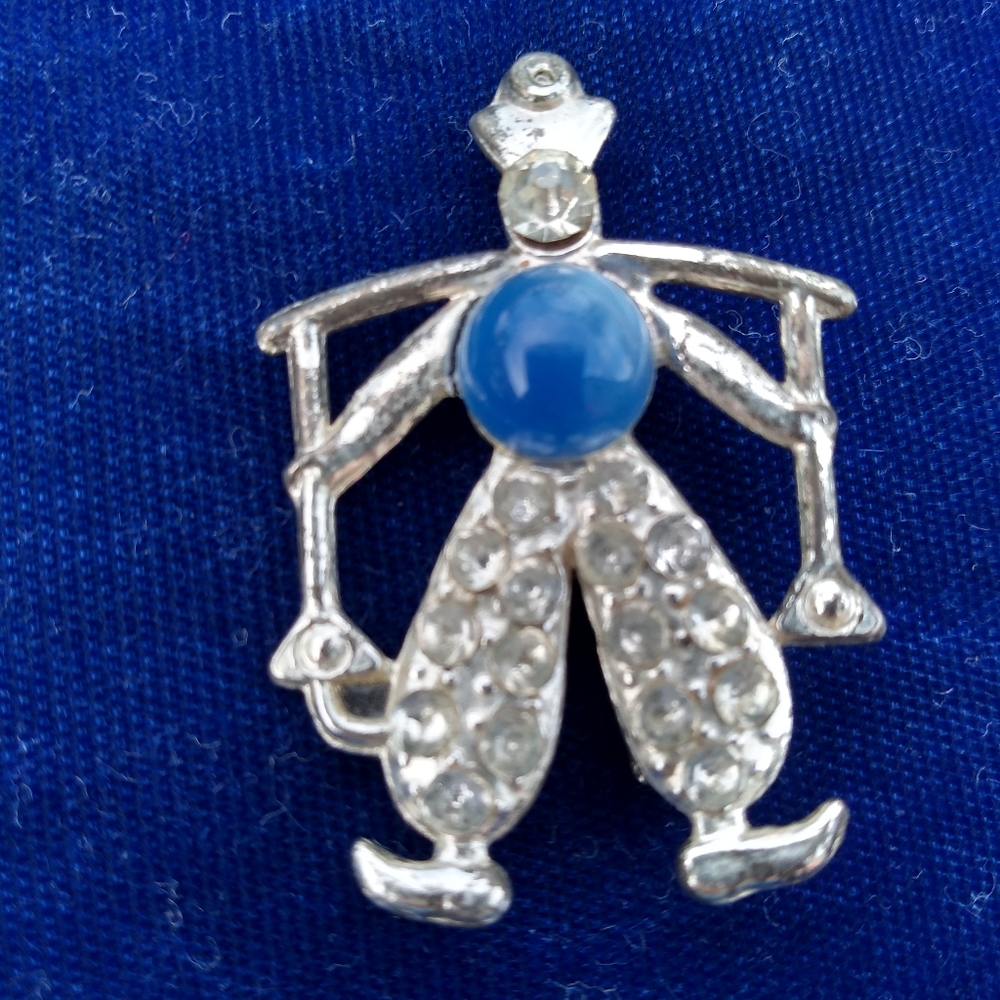 Vintage Pair of Silver Girl & Boy Brooches, Dujay Design, Milkmaid, Jack… - Picture 5 of 7